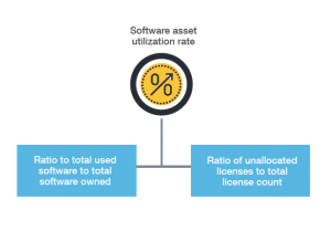 Software asset utilization rate